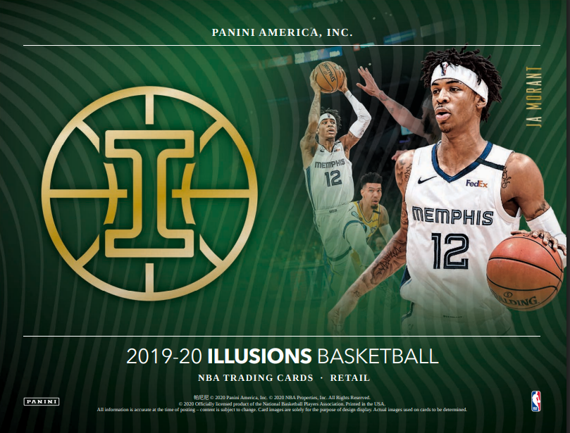 2019-20 Panini Illusions Basketball Blaster 20-Box Case
