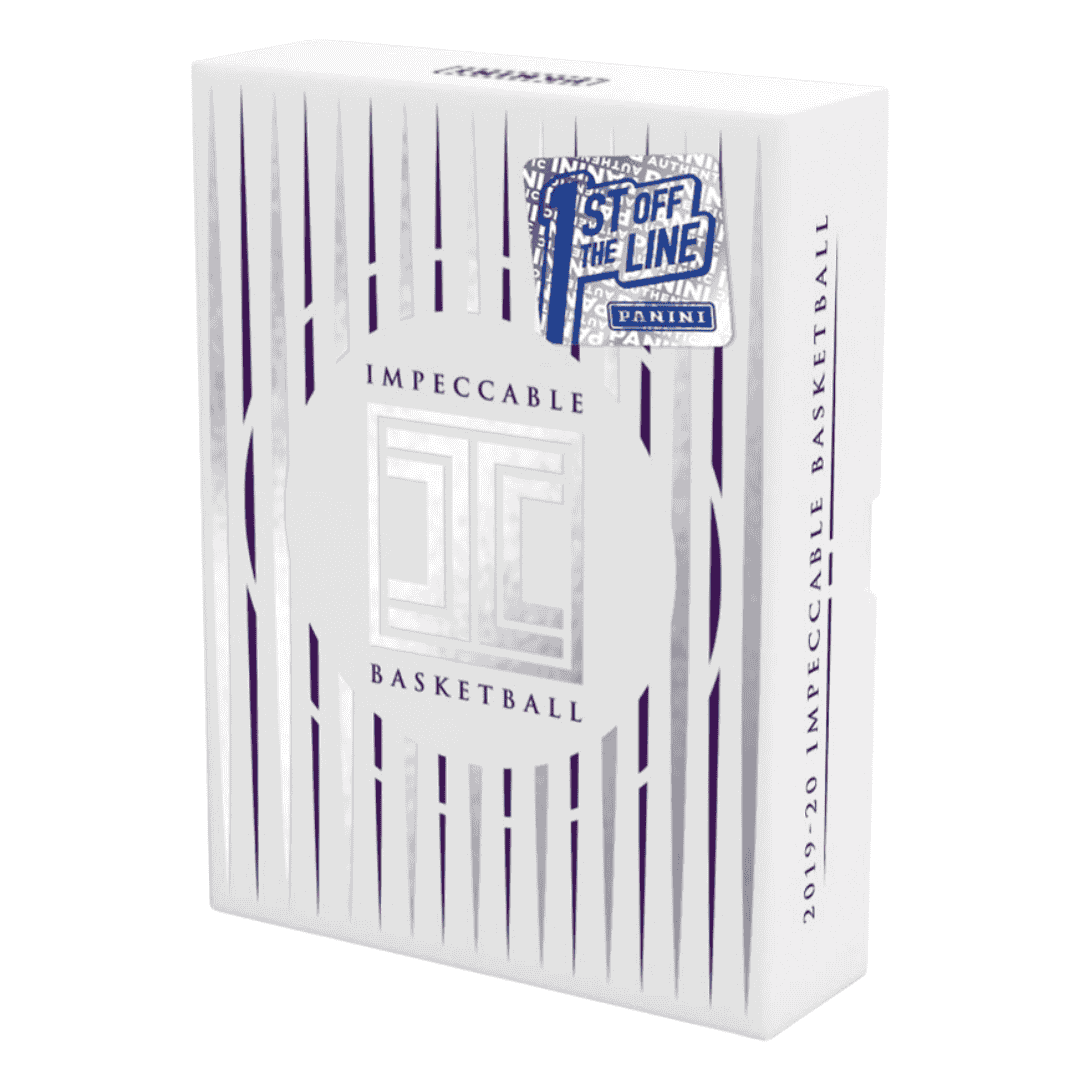 2019-20 Panini Impeccable Basketball 1st Off The Line Hobby Box