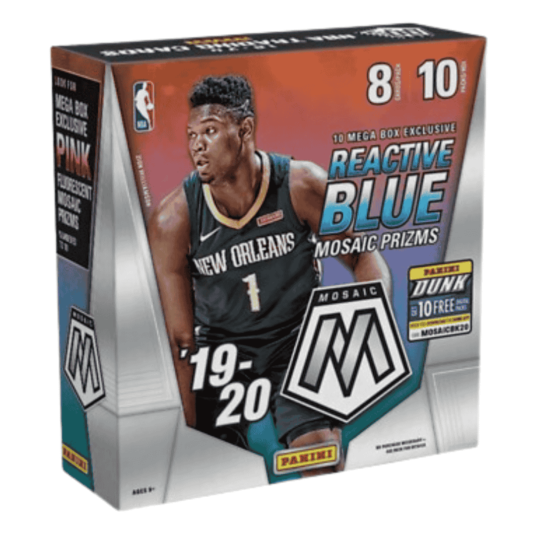 2019-20 Panini Mosaic Basketball 80 Card Mega Box