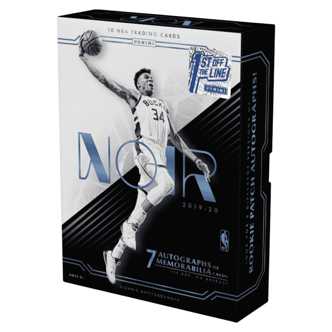 2019-20 Panini Noir Basketball 1st Off The Line Hobby Box