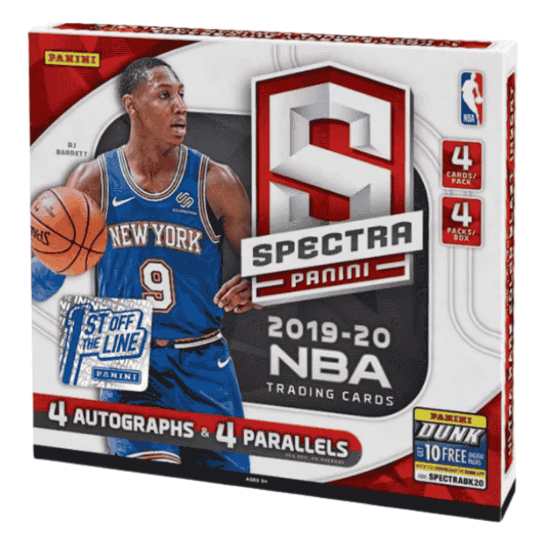 2019-20 Panini Spectra Basketball 1st Off The Line Hobby Box