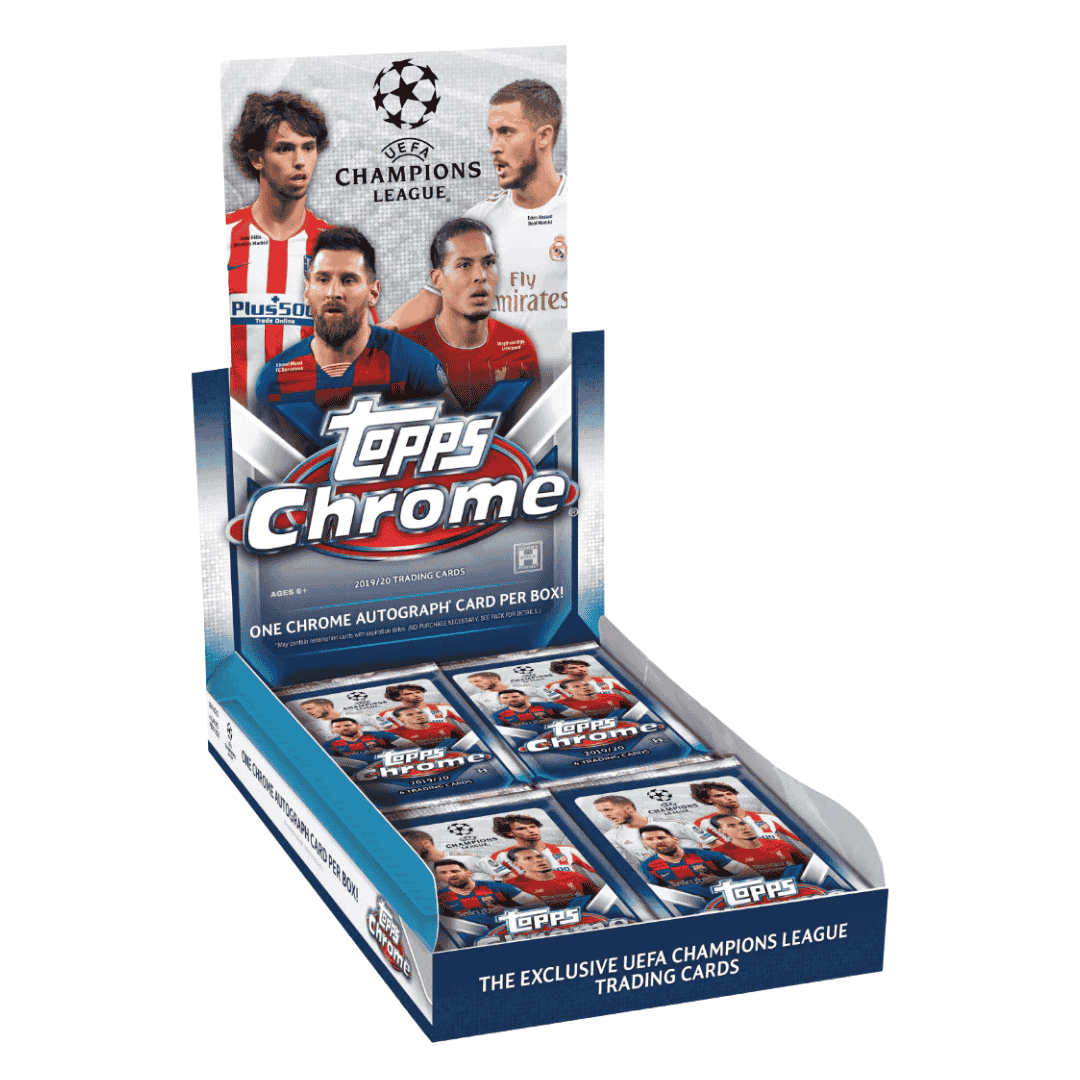 2019-20 Topps UEFA Champions League Chrome Soccer Hobby Box