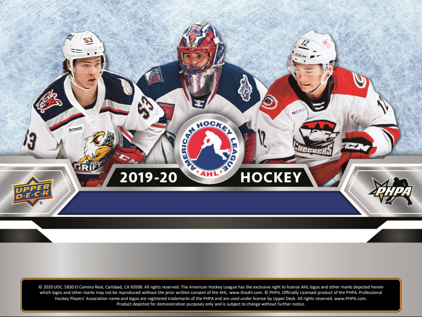 2019-20 Upper Deck AHL Hockey Hobby 24-Box Case