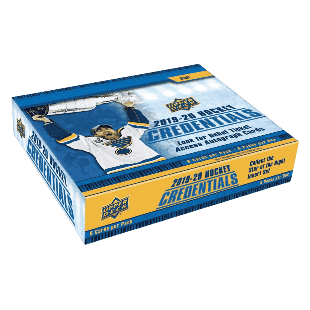 2019-20 Upper Deck Credentials Hockey Hobby Box
