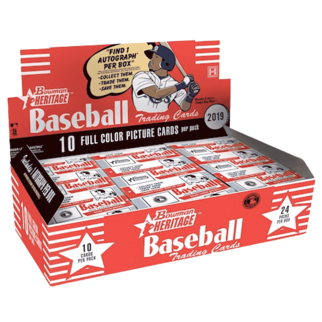 2019 Bowman Heritage Baseball Hobby Box