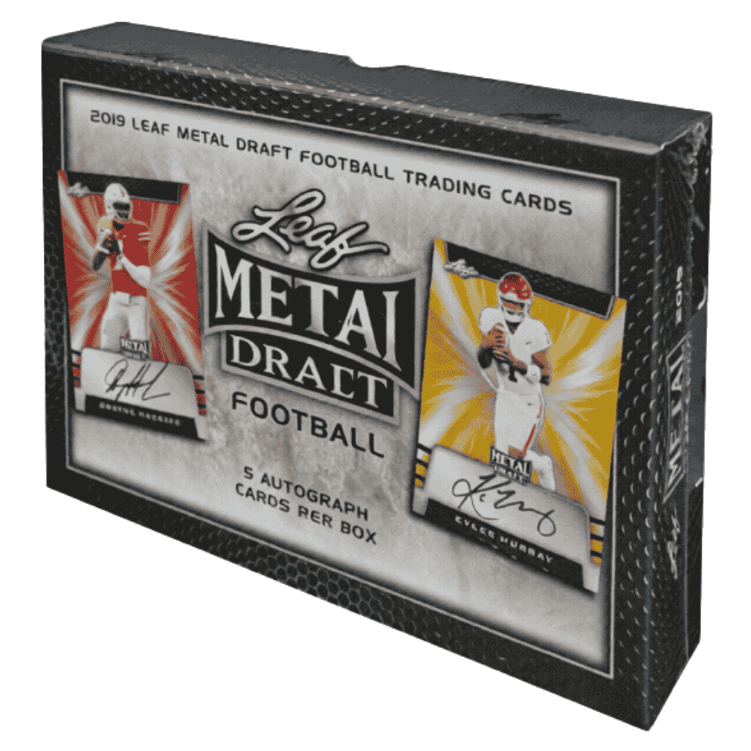 2019 Leaf Metal Draft Football Hobby Box