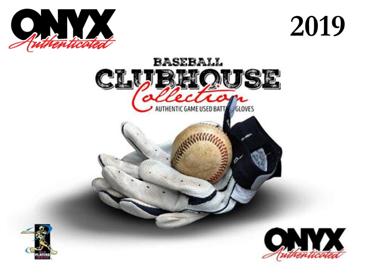 2019 Onyx Clubhouse Game Used Batting Gloves Baseball 12-Box Case