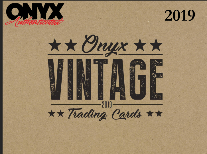 2019 Onyx Vintage Collection Baseball 24-Box Case