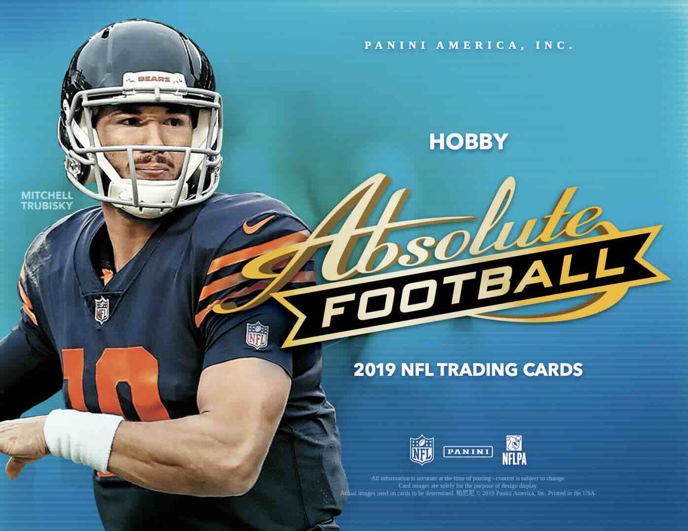 2019 Panini Absolute Football Hobby 12-Box Case