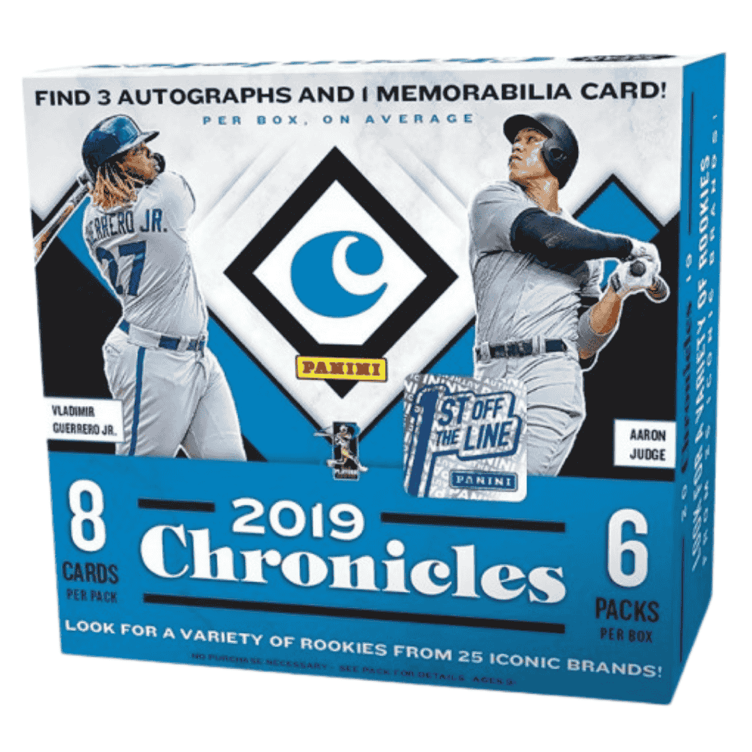 2019 Panini Chronicles Baseball 1st Off The Line Hobby Box