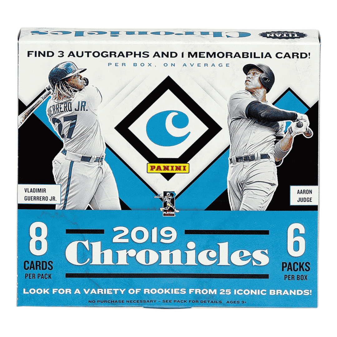 2019 Panini Chronicles Baseball Hobby Box