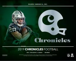 2019 Panini Chronicles Football Hobby 12-Box Case