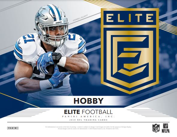 2019 Panini Donruss Elite Football 1st Off the Line Hobby Box