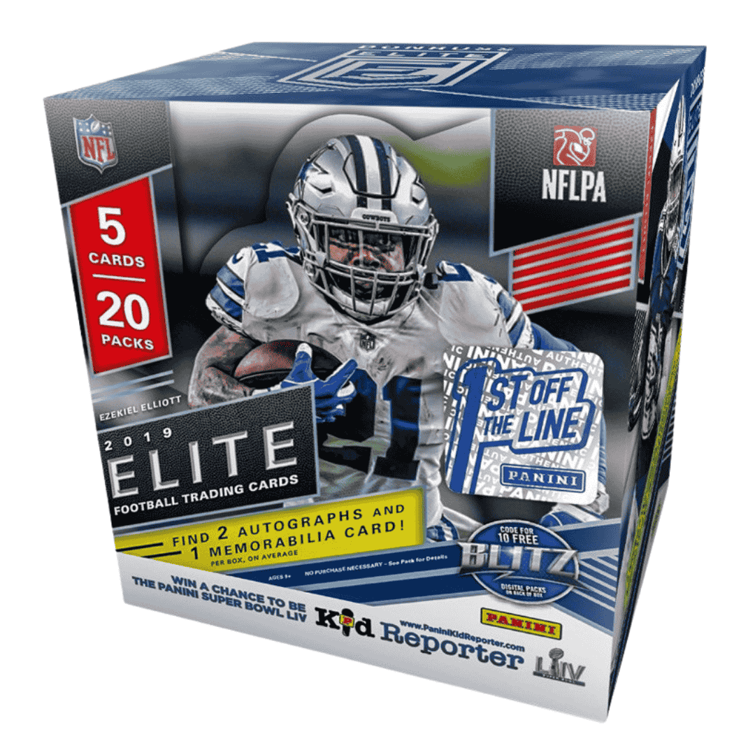 2019 Panini Donruss Elite Football 1st Off the Line Hobby Box