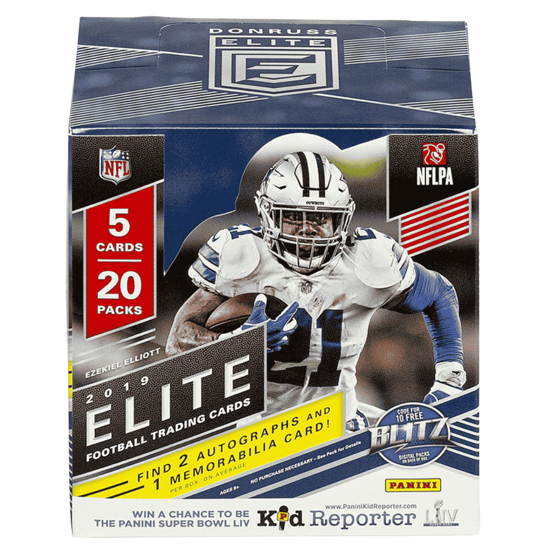 2019 Panini Donruss Elite Football Hobby Box