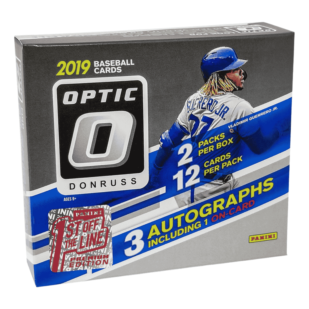 2019 Panini Donruss Optic Baseball 1st Off The Line Premium Edition Box