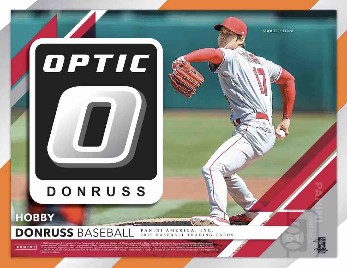 2019 Panini Donruss Optic Baseball Hobby 12-Box Case