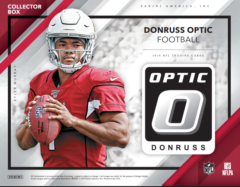 2019 Panini Donruss Optic Football Hobby Collector Box