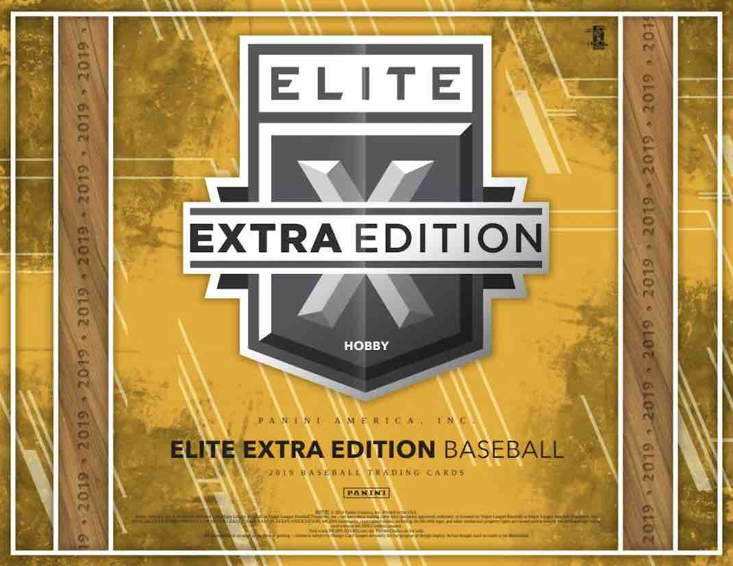 2019 Panini Elite Extra Edition Baseball Hobby Box