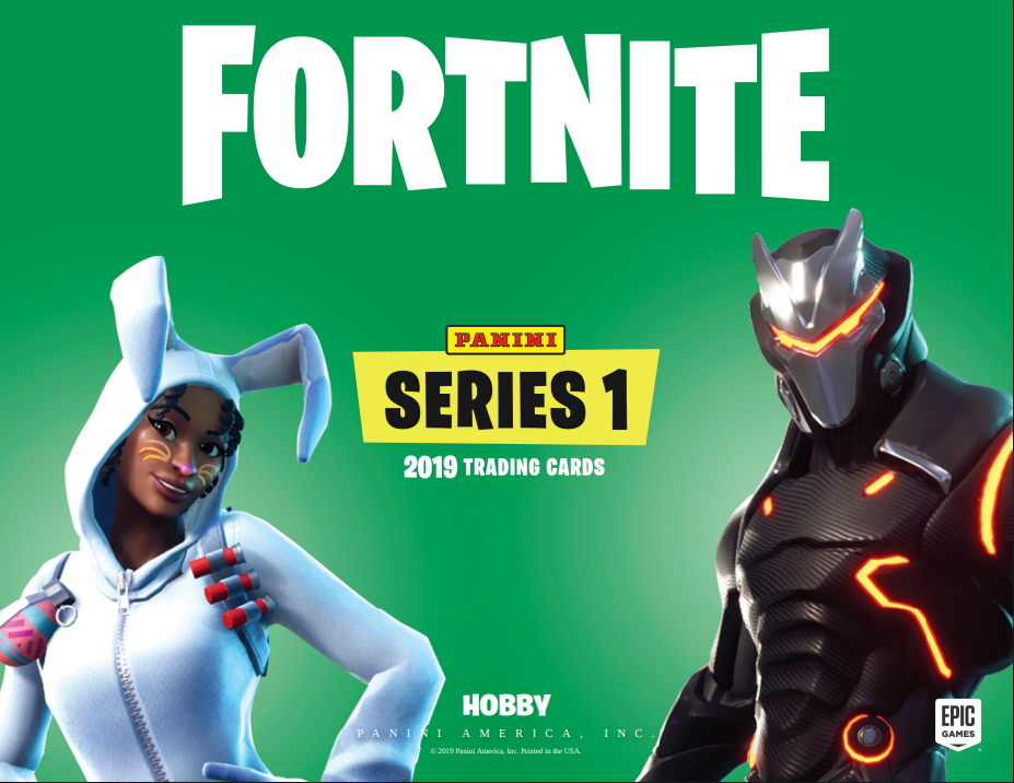 2019 Panini Fortnite Series 1 Trading Cards End Cap Box