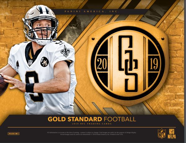 2019 Panini Gold Standard Football 1st Off The Line Hobby Box
