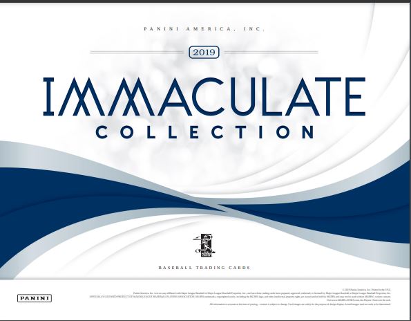 2019 Panini Immaculate Baseball Hobby 8-Box Case