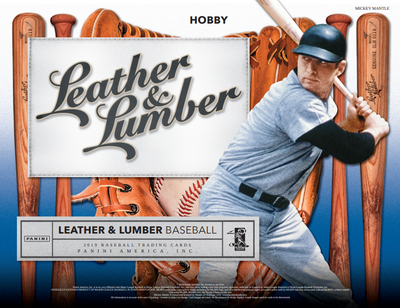 2019 Panini Leather and Lumber Baseball Hobby 10-Box Case