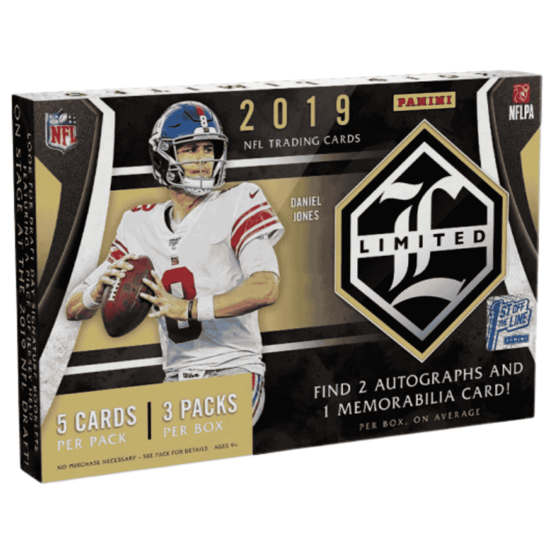 2019 Panini Limited Football 1st Off The Line Hobby Box