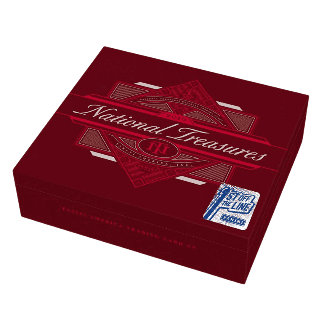 2019 Panini National Treasures Baseball 1st Off The Line Hobby Box