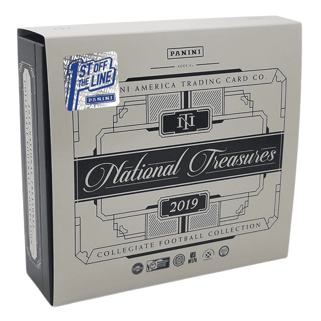 2019 Panini National Treasures College Football 1st Off The Line Hobby Box