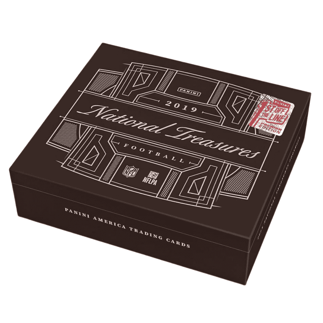 2019 Panini National Treasures Football 1st Off The Line Hobby Box