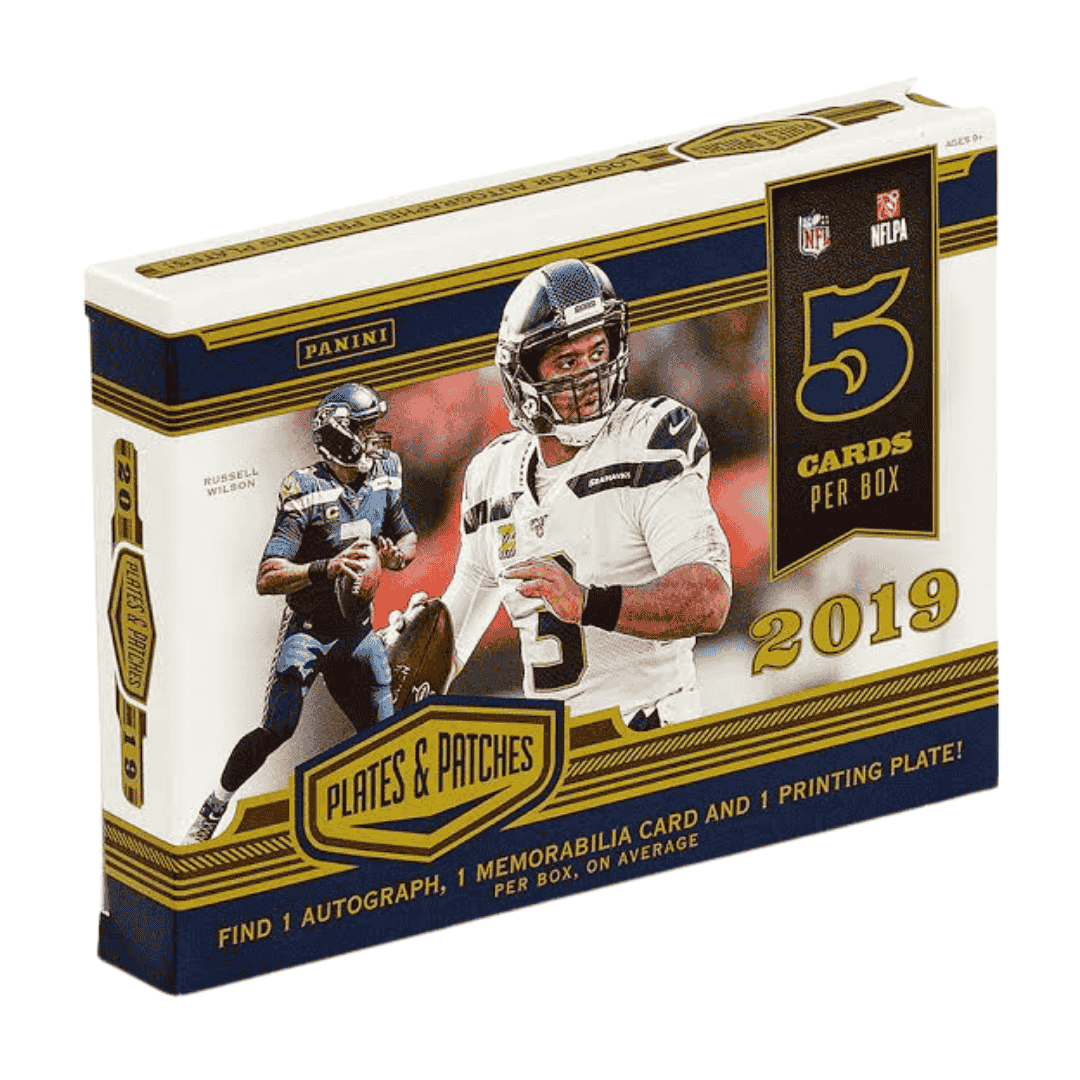 2019 Panini Plates & Patches Football Hobby Box