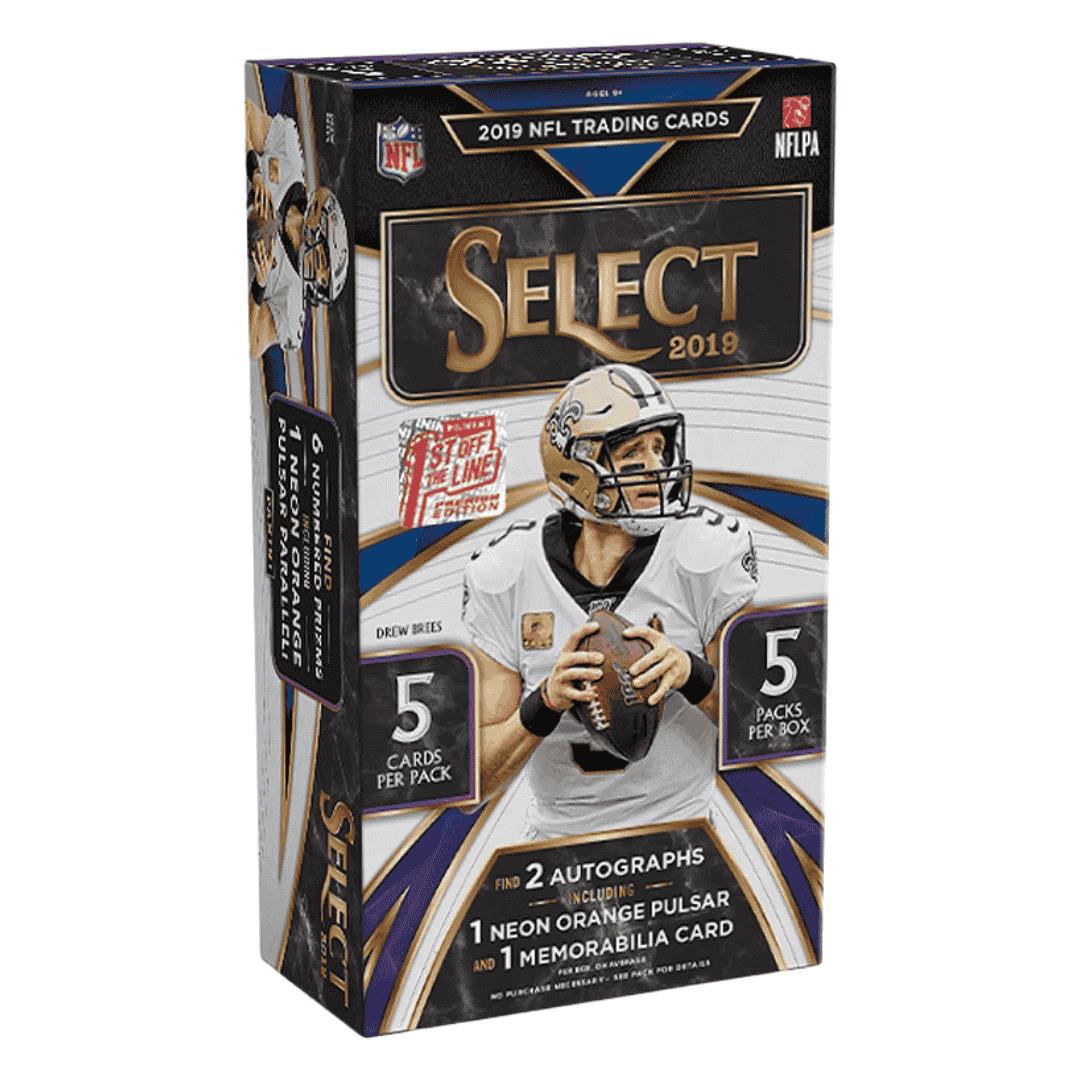 2019 Panini Select Football Premium 1st Off The Line Hobby Box