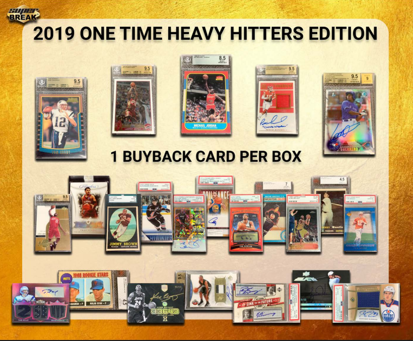 2019 Super Break One Time Heavy Hitters Edition Box
