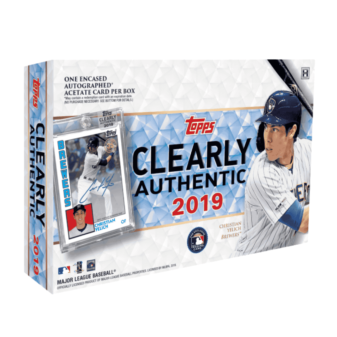 2019 Topps Clearly Authentic Baseball Hobby Box
