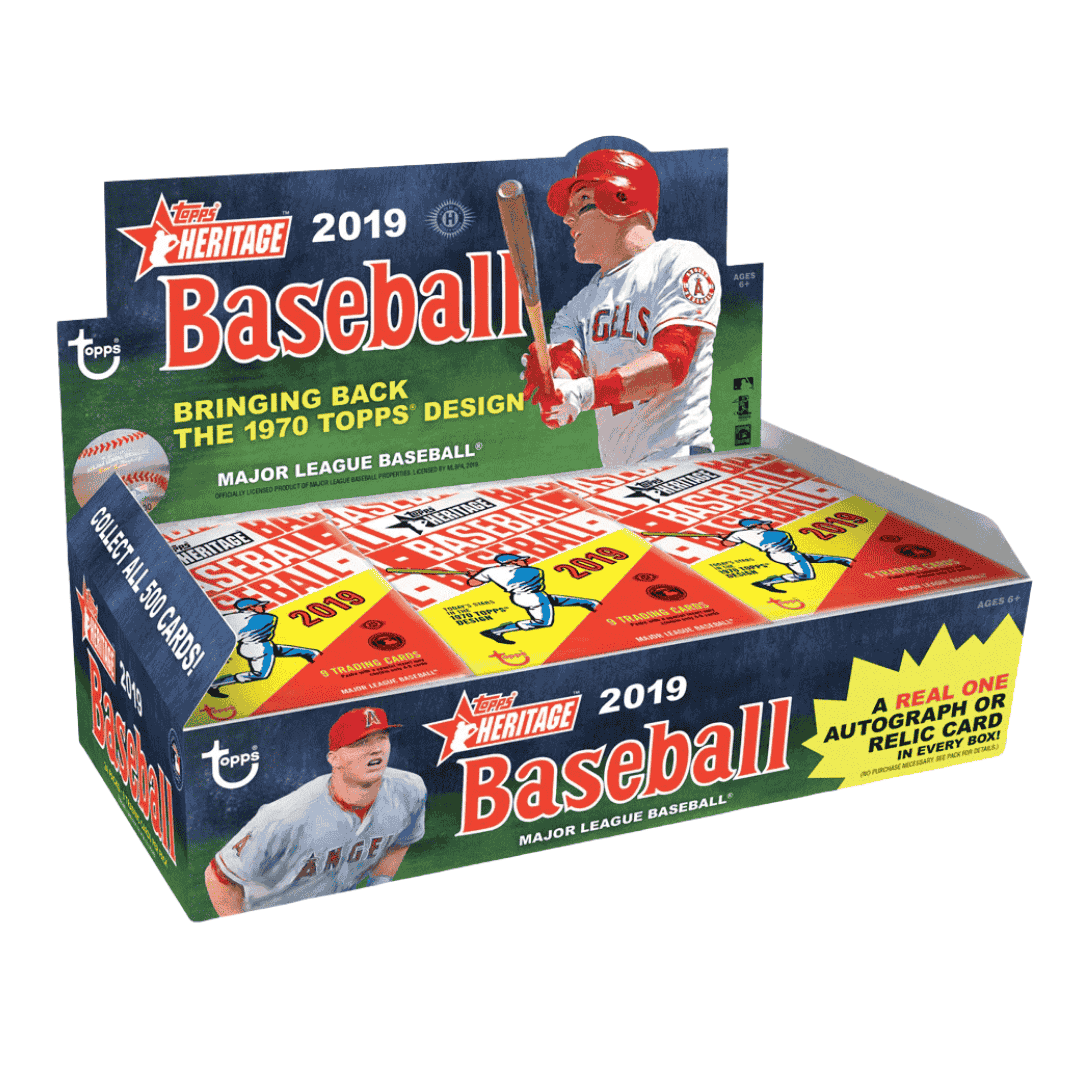 2019 Topps Heritage Baseball Hobby Box