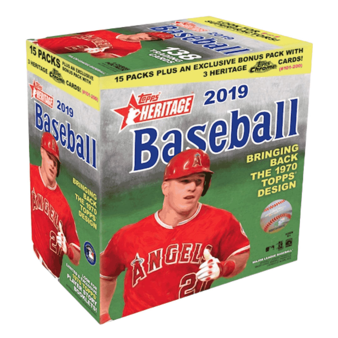 2019 Topps Heritage Baseball Mega Box