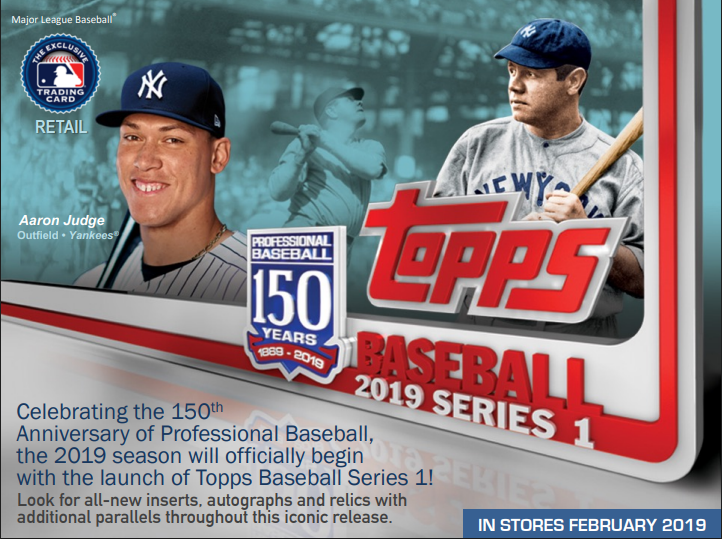 2019 Topps Series 1 Baseball Retail 24-Pack Lot