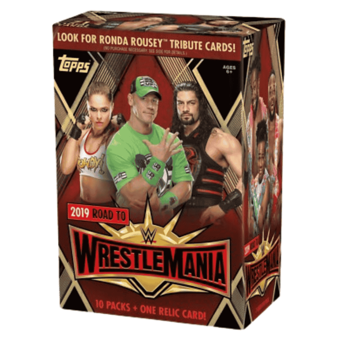 2019 Topps WWE Road To Wrestlemania Blaster Box