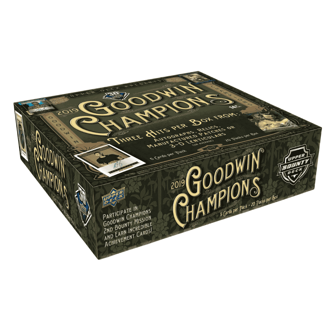 2019 Upper Deck Goodwin Champions Hobby Box