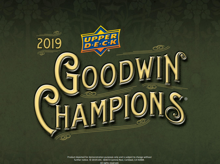 2019 Upper Deck Goodwin Champions Hobby Pack
