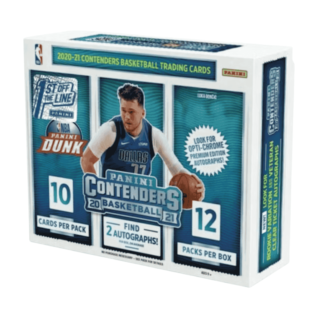2020-21 Panini Contenders Basketball 1st Off The Line Hobby Box