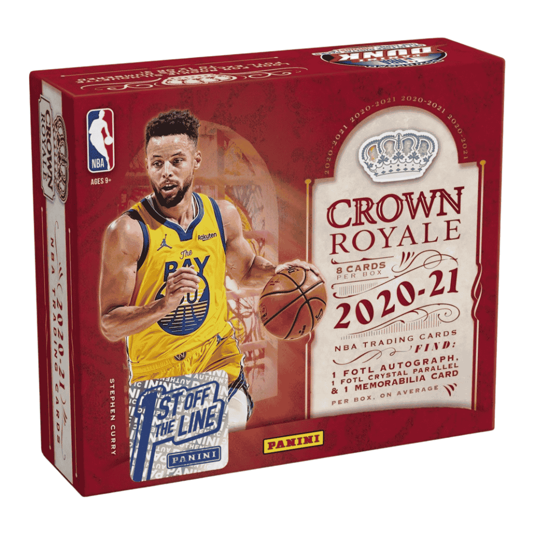 2020-21 Panini Crown Royale Basketball 1st Off The Line Hobby Box