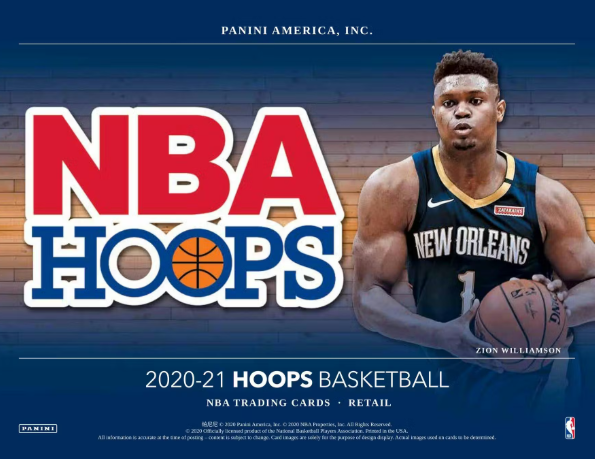 2020-21 Panini Hoops Basketball Retail Box