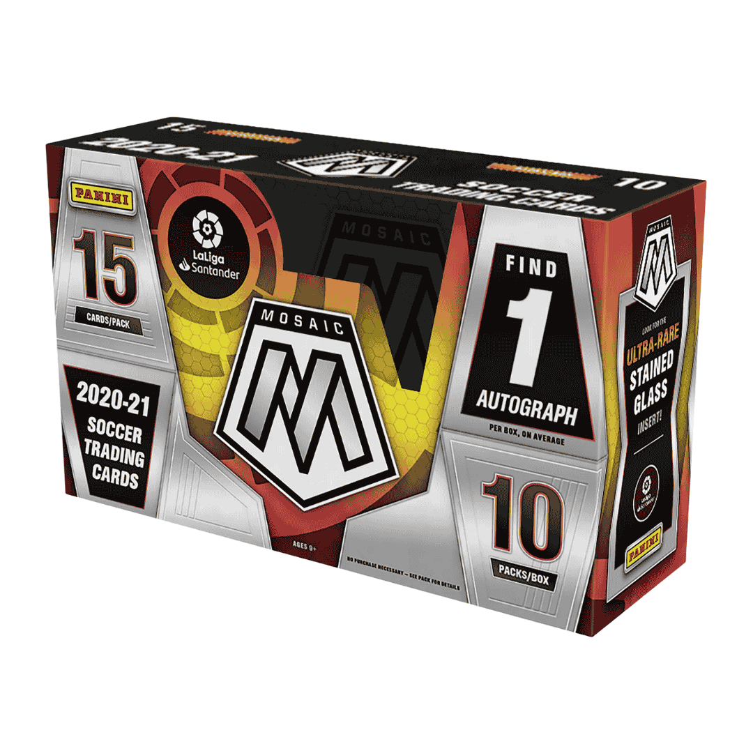 2020-21 Panini Mosaic La Liga Soccer Hobby Box