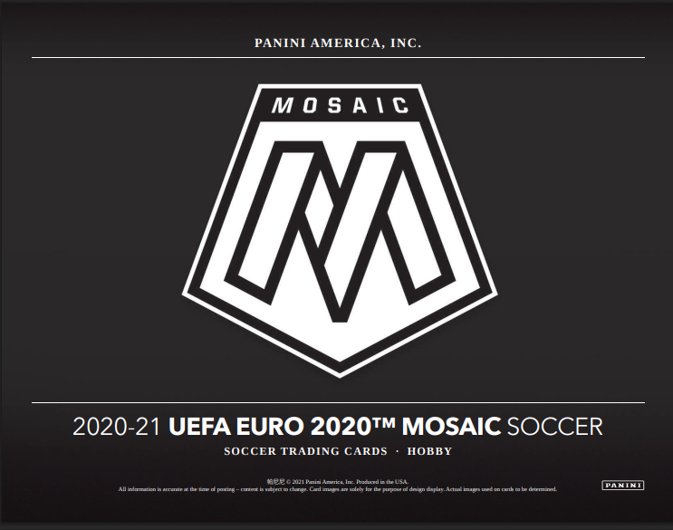 2020-21 Panini Mosaic UEFA Euro 2020 Soccer Hobby Pack