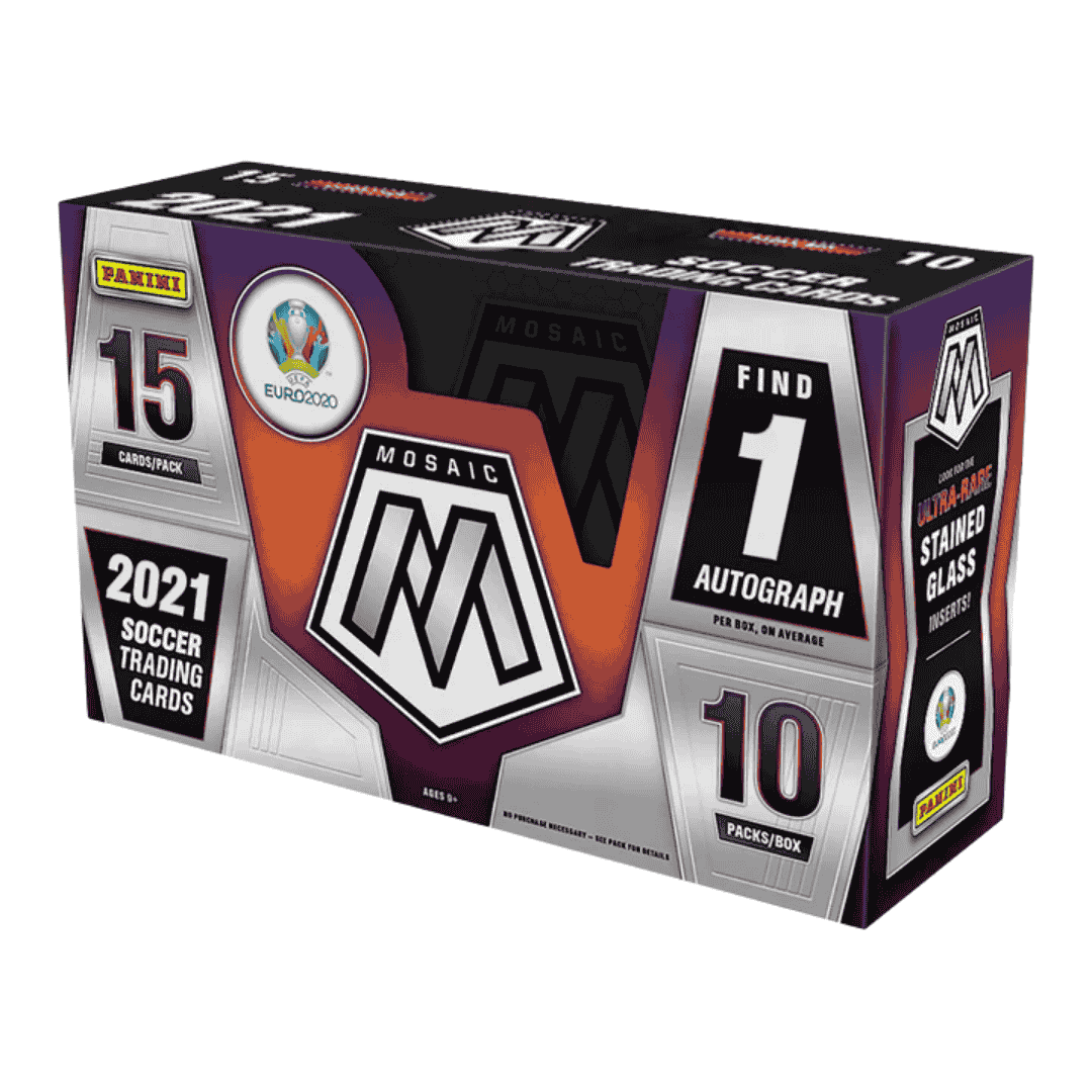 2020-21 Panini Mosaic UEFA Euro Soccer Hobby Box