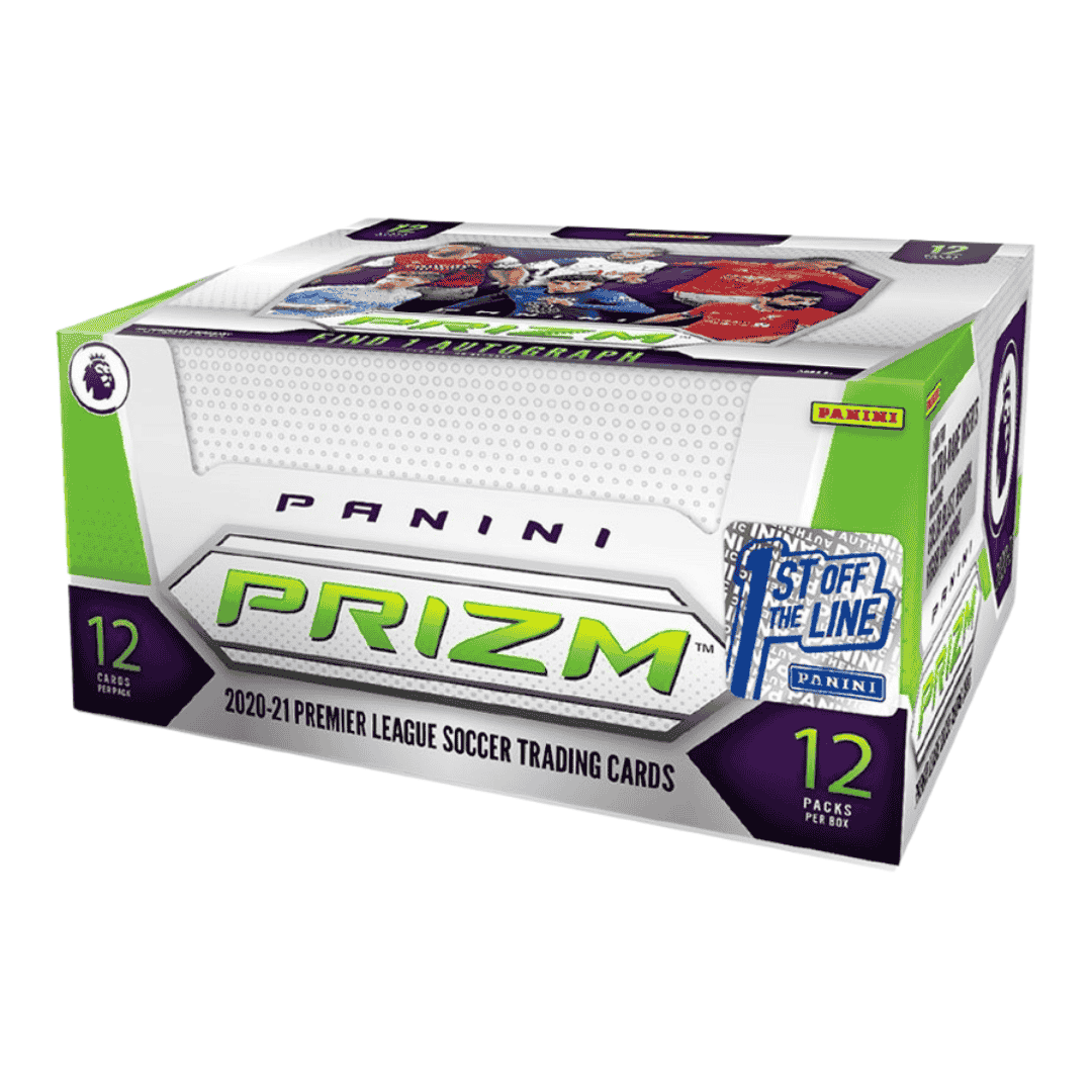 2020-21 Panini Prizm English Premier League Soccer 1st Off The Line Hobby Box