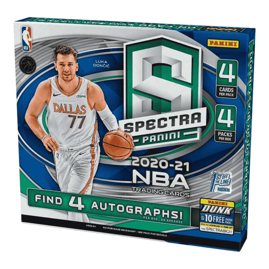 2020-21 Panini Spectra Basketball 1st Off The Line Hobby Box
