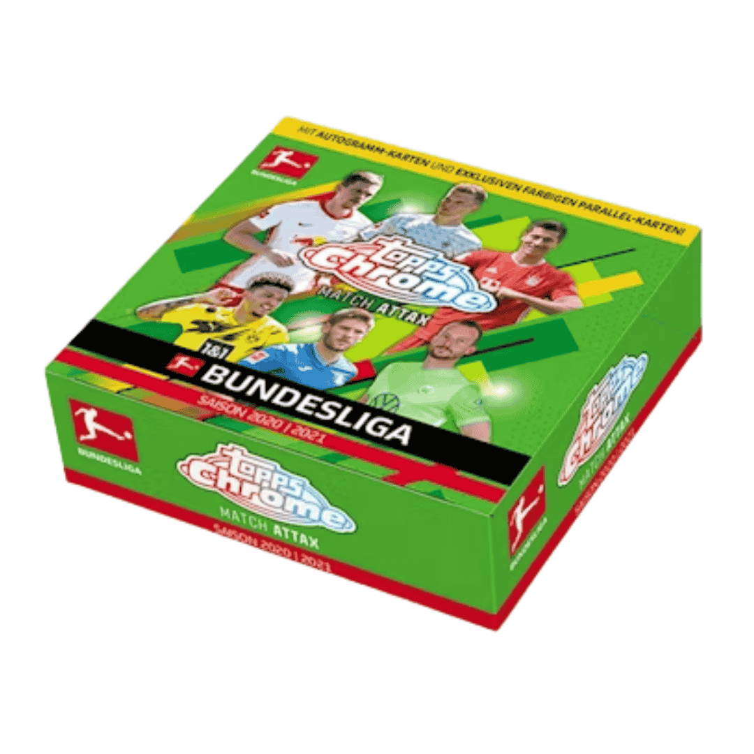 2020-21 Topps Chrome Bundesliga Match Attax Soccer Box